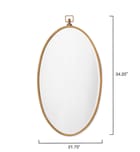 Lifestyle by JY - Wade 34.25" Mirror by Lifestyle by JY - Image 5