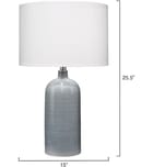 Jamie Young - LS9DECLANBL - Declan 25.5" Table Lamp by Jamie Young - Image 4