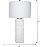 Jamie Young - LS9TRUNKWH - Trunk 28" Table Lamp by Jamie Young - Image 3