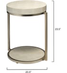 Lifestyle by JY - Chester 23.5" Side Table by Lifestyle by JY - Image 4