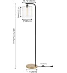 Jonathan Y - JYL1142A - Easton 60.75" Floor Lamp by Jonathan Y - Image 7