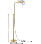 Jonathan Y - JYL3095A - Zinnia 63" Floor Lamp by Jonathan Y - Image 3