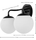 Jonathan Y - Louis 15" Bath Vanity Light by Jonathan Y - Image 5