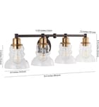 Jonathan Y - Manhattan 35.5" Bath Vanity Light by Jonathan Y - Image 5