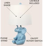 Jonathan Y - Kairi 21" Table Lamp by Jonathan Y - Image 3