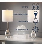 Jonathan Y - Dylan 25" Table Lamp (Set of 2) by Jonathan Y - Image 8