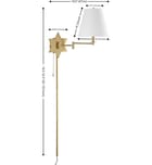 Jonathan Y - David 18.5" Wall Sconce by Jonathan Y - Image 2
