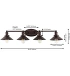 Jonathan Y - JYL7904A - July 36.25" Bath Vanity Light by Jonathan Y - Image 5