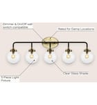 Jonathan Y - Caleb 38" Bath Vanity Light by Jonathan Y - Image 8