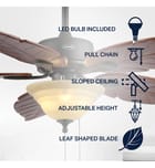Jonathan Y - Poinciana 52" Ceiling Fan by Jonathan Y - Image 4