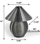 Jonathan Y - Opal 13" Table Lamp by Jonathan Y - Image 3