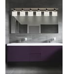 Justice Design Group - CLD-8506-30-NCKL - Argyle 59" Bath Bar by Justice Design Group