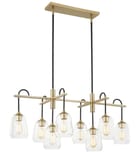 Justice Design Group - FSN-8108-CLER-MBBR - Arcwell 42" Chandelier by Justice Design Group - Image 2