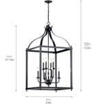 Kichler - Larkin 24" Chandelier by Kichler - Image 2