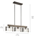 Kichler - 43896OZ - Aberdeen 7.75" Chandelier by Kichler - Image 2