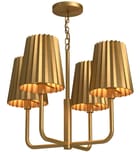 Alora Mood - Plisse 22.5" Chandelier by Alora Mood