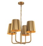 Alora Mood - Plisse 22.5" Chandelier by Alora Mood - Image 3