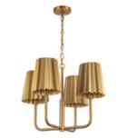 Alora Mood - Plisse 22.5" Chandelier by Alora Mood - Image 2