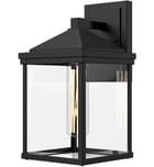 Alora Mood - EW552009BKCL - Larchmont 14.875" Outdoor Wall Light by Alora Mood