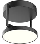 Kuzco - SF72205-BK - Novel 6.125" Semi-Flush by Kuzco