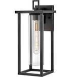 Lark - 81424BK - Mateo 17" Outdoor Wall Sonce by Lark