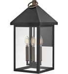 Lark - 81525BK - Rhett 19.5" Outdoor Wall Sonce by Lark