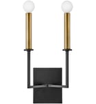 Lark - 83152BK - Lazlo 15.25" Wall Sconce by Lark