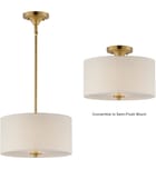 Maxim Lighting - Bongo 13" Semi-Flush by Maxim Lighting - Image 2