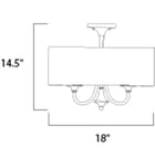 Maxim Lighting - Bongo 18" Semi-Flush by Maxim Lighting - Image 5