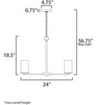 Maxim Lighting - Lateral 24" Chandelier by Maxim Lighting - Image 5