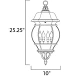 Maxim Lighting - Crown Hill 10" Outdoor Pendant by Maxim Lighting - Image 2