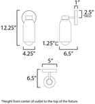 Maxim Lighting - Pompeii 12.25" Wall Sconce by Maxim Lighting - Image 5