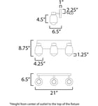 Maxim Lighting - Pompeii 21" Bath Vanity Light by Maxim Lighting - Image 5
