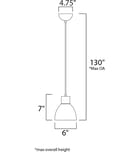 Maxim Lighting - Cora 7" Pendant by Maxim Lighting - Image 3