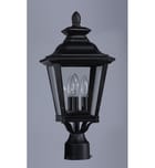 Maxim Lighting - 1130CLBZ - Knoxville 19.5" 3 Light Outdoor Post Lantern by Maxim Lighting - Image 2