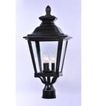 Maxim Lighting - 1131CLBZ - Knoxville 23.5" 3 Light Outdoor Post Lantern by Maxim Lighting - Image 3