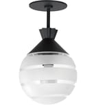 Maxim Lighting - 12441CLFTBK - Copacabana 7.75" Semi-Flush by Maxim Lighting