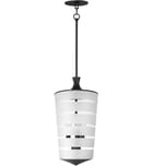 Maxim Lighting - 12443CLFTBK - Copacabana 9.5" Pendant by Maxim Lighting