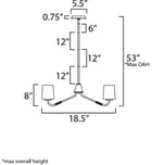 Maxim Lighting - Durham 18.5" Chandelier by Maxim Lighting - Image 5