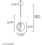 Maxim Lighting - Kasbah 11.75" Pendant by Maxim Lighting - Image 5
