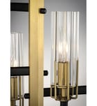 Maxim Lighting - 16114CLBKAB - Flambeau 13" Chandelier by Maxim Lighting - Image 8