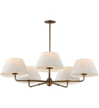 Maxim Lighting - 18415OFWBR - Dunbridge 42-Inch Chandelier by Maxim Lighting