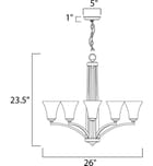 Maxim Lighting - Aurora 26" Chandelier by Maxim Lighting - Image 2