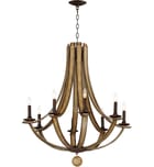 Maxim Lighting - 20348DWAR - Basque 32" Chandelier by Maxim Lighting