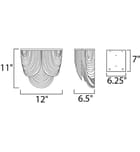 Maxim Lighting - 21469NKPN - Chantilly 11" Wall Sconce by Maxim Lighting - Image 3