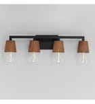 Maxim Lighting - 21624CLWNBK - Carpenter 28.25" Bath Vanity Light by Maxim Lighting - Image 4