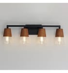 Maxim Lighting - 21624CLWNBK - Carpenter 28.25" Bath Vanity Light by Maxim Lighting - Image 5