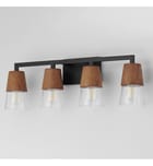 Maxim Lighting - 21624CLWNBK - Carpenter 28.25" Bath Vanity Light by Maxim Lighting - Image 2