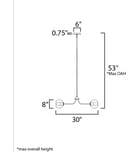 Maxim Lighting - Knox 30" Chandelier by Maxim Lighting - Image 4