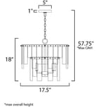 Maxim Lighting - 21833AGDBZ - Warren 17.5" Semi-Flush Mount by Maxim Lighting - Image 5